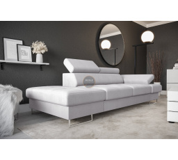 Sofa GALAXY II leňoška 235 cm - sivá, ľavá strana