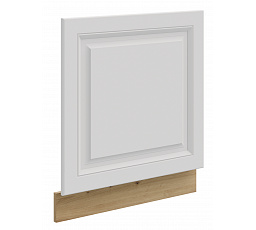 Dvířka na myčku s panelem STELLO - ZM 570x596, Bílý mat