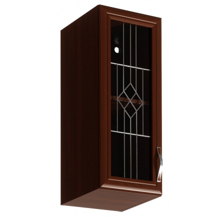 Kuchynská horná skrinka SYCYLIA G30S - Ľavá, Orech Milano