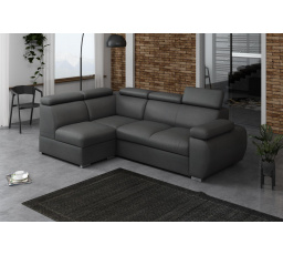 Rohová sedacia súprava Bodie VII ľavá tmavo sivá