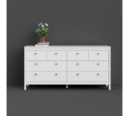 Komoda REAL 8s (79663-4949), Biela