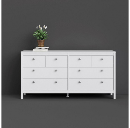 Komoda REAL 8s (79663-4949), Biela