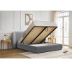 Posteľ Galin s úložným priestorom 160x200, Velutto 15