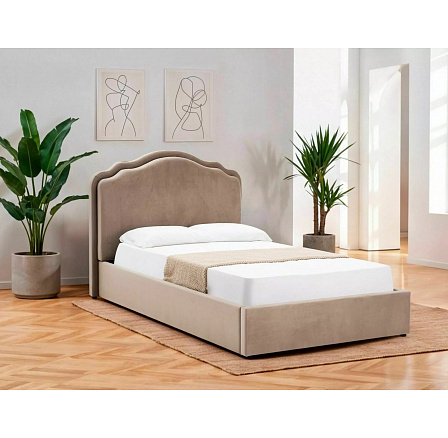 POSTEĽ FLORENCJA VELVET 140x200 FARBA C. BEŽ BLUVEL 40 POSTEĽ FLORENCJA VELVET 140x200 FARBA C. BEŽ BLUVEL 40