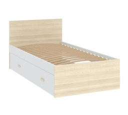 Detská posteľ GOODY, Biela/Akácia