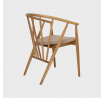 Stolička CALIDO Prírodná 55x58x78 cm 739309
