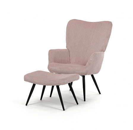 Relaxační křeslo, růžová, manšestrová látka, AK-L7285 PINK6 Relaxační křeslo, růžová, manšestrová látka, AK-L7285 PINK6