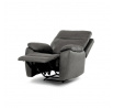 Polohovací křeslo, šedá, látka vintage, TV-4092 GREY3