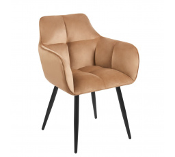 PREDPREDAJ -15% do 30.09 ! Stolička velvet cappuccino K40-FXJG