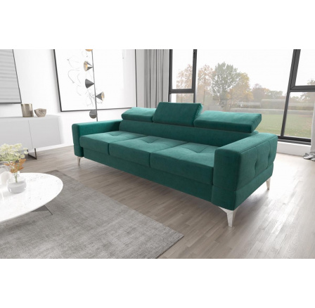 Sofa TOSCANIA III 250 cm - zelená