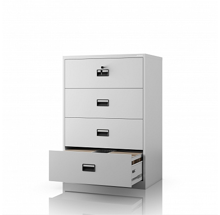 Kovová kartotéková skriňa šedá: SARAN XL V4, 900 x 1320 x 600 mm Kovová kartotéková skriňa šedá: SARAN XL V4, 900 x 1320 x 600 mm