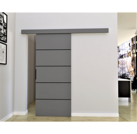 Posuvné dvere STANDART K100, sivé