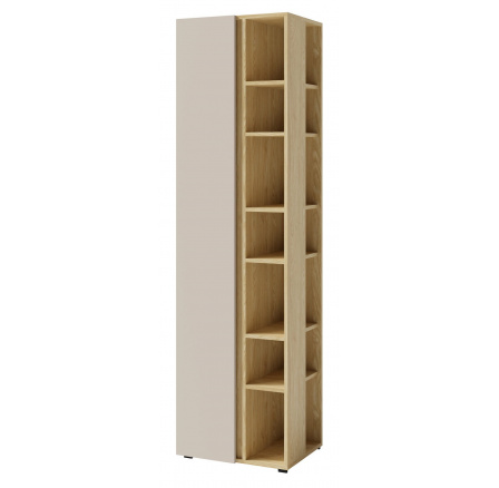 Regál LUCA LC 4, béžová/piesková/olejovaná