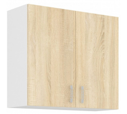 Kuchynská horná skrinka SALLY 80-G-72-2F, Dub sonoma