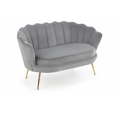 Pohovka AMORINITO XL, sivá/zlatá