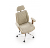 Kancelárske kreslo TIMBER, Orech/Béžová