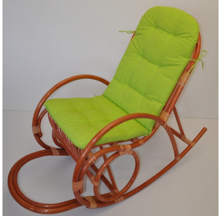 Vankúš UNI pre hojdacie kreslo látka svetlozelené zvýraznenia