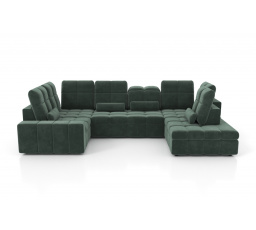 Rohová sedačka s elektricky vysúvateľným sedákom a funkciou spania Magnelio U