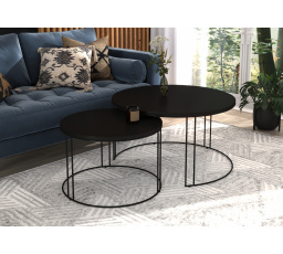 Konferenčný stolík 2v1 ETTA Čierny+Čierny