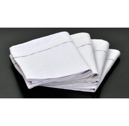 Vaflový uterák 50x100cm biely s modrým pruhom Vaflový uterák 50x100cm biely s modrým pruhom