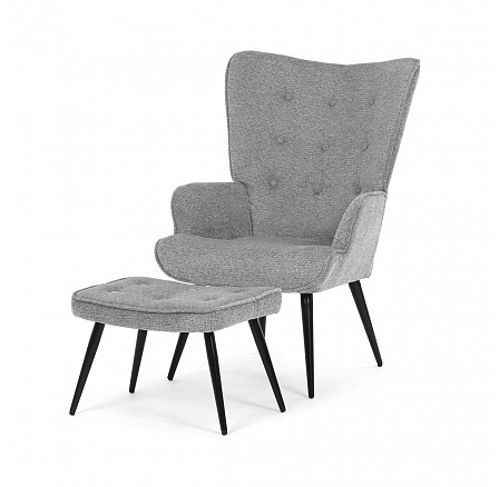 Relaxační křeslo, šedá, látka, AK-303 GREY2 Relaxační křeslo, šedá, látka, AK-303 GREY2