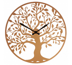 Hodiny nástěnné - pr. 60 cm, kovové, strom života