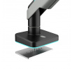 Držiak na monitor 49 palcov, šedo-čierny LED RGB X-ARM