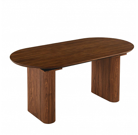 Stôl OVAL Rozkladací 180-220 cm Orech