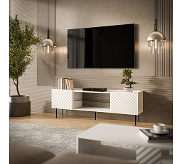 TV komoda LUCCA 180 2D, biela