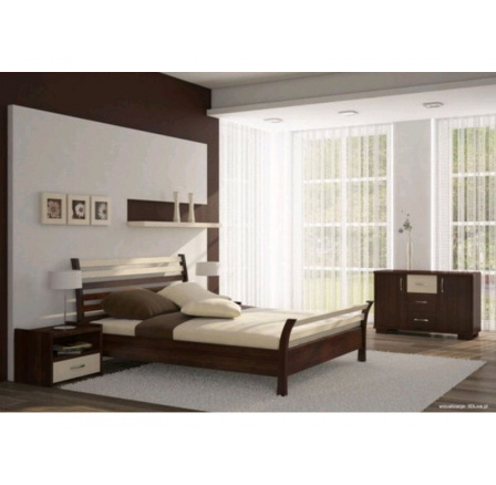 Posteľ z masívneho dreva MODENA 140x200
