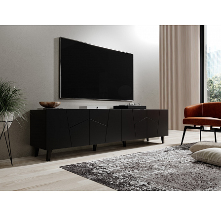 TV komoda ETNA, čierna matná TV komoda ETNA, čierna matná