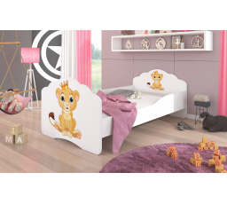 Posteľ s matracom CASIMO LION 160x80 Biela