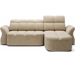 Rohová sedacia súprava s elektrickým rozkladaním BENETH - Pravá, Nube 20