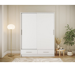 Šatní skriňa Estantte II, Biela, 150x200 cm