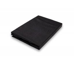 Napínacie saténové prestieradlo čierne 220x200