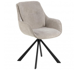 Otočná stolička Carrie béžová Caso 4