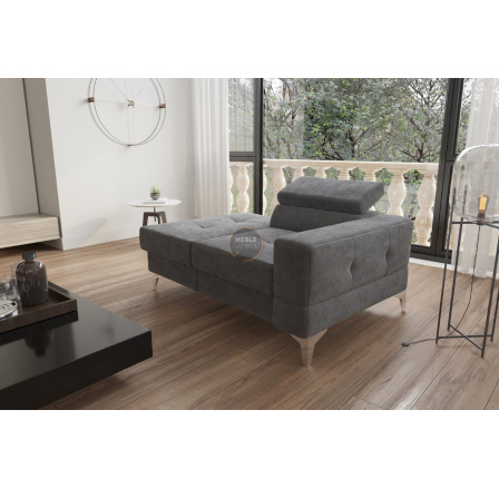 Sofa leňoška TOSCANIA 135 cm - grafit, ľavá strana Sofa leňoška TOSCANIA 135 cm - grafit, ľavá strana