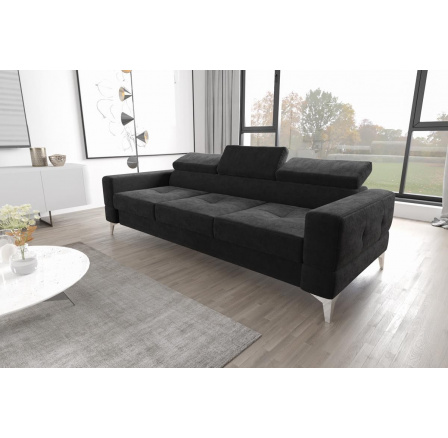 Sofa TOSCANIA III 250 cm - čierna