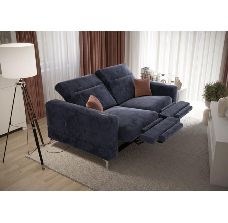 Sofa, relax MALIBU II 180 cm - modrá Sofa, relax MALIBU II 180 cm - modrá