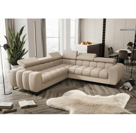 Rohová sedacia súprava ASPEN MAX 260x260 cm prírodná koža - pravá, Koža ecru Rohová sedacia súprava ASPEN MAX 260x260 cm prírodná koža - pravá, Koža ecru