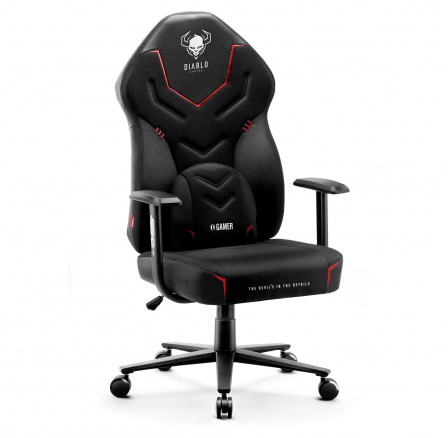 Herné kreslo X Gamer 2.0 Normálna veľkosť, Tmavý obsidián