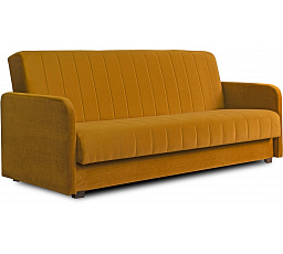 Rozkladacia pohovka PORTO Horčicová Zamatová