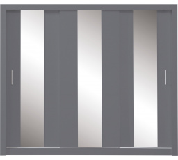 Šatníková skriňa DUCA I - DC1 250, antracitová