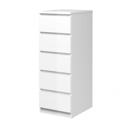 Komoda SIMPLICITY 233, Biely lesk