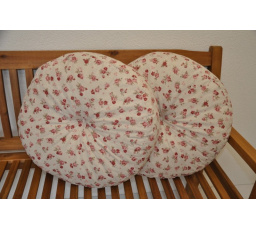 Vankúš okrúhly veľký ružový set 2 kusy