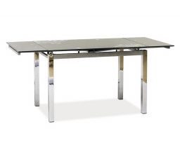 Jedálenský stôl GD-017, sivý/chróm