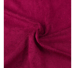 Froté prestieradlo vínové 120x200