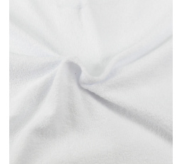 Froté prestieradlo na vysoký matrac biele 220x200