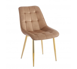 Stolička velvet - Riviera 24 cappuccino J262-1 (G)