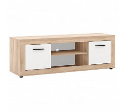 TV skrinka BLAGO 140 cm Dub Sonoma/Biela